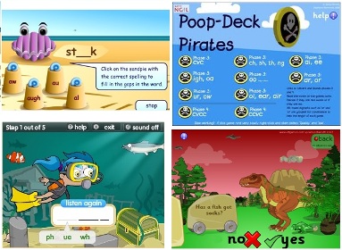 Free literacy games on the internet